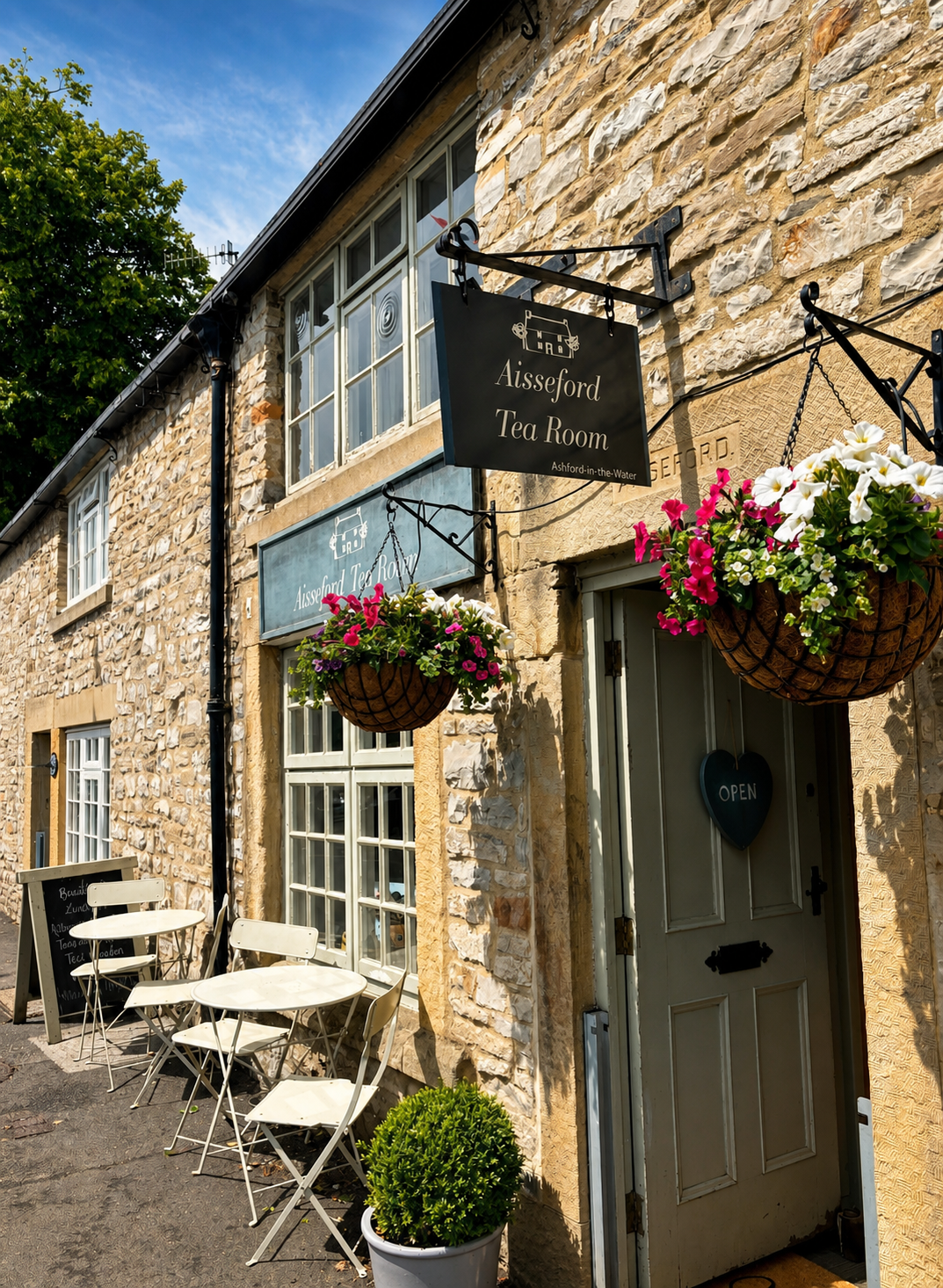 Aisseford Tea Room shopfront